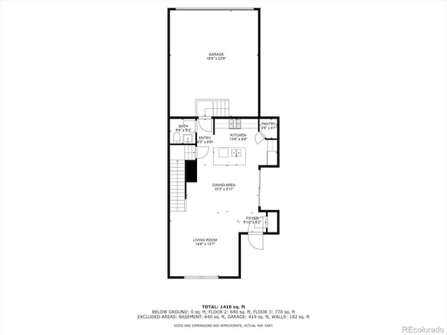 8586 Holman Ct Unit A, Arvada, CO 80005 - home floor plan