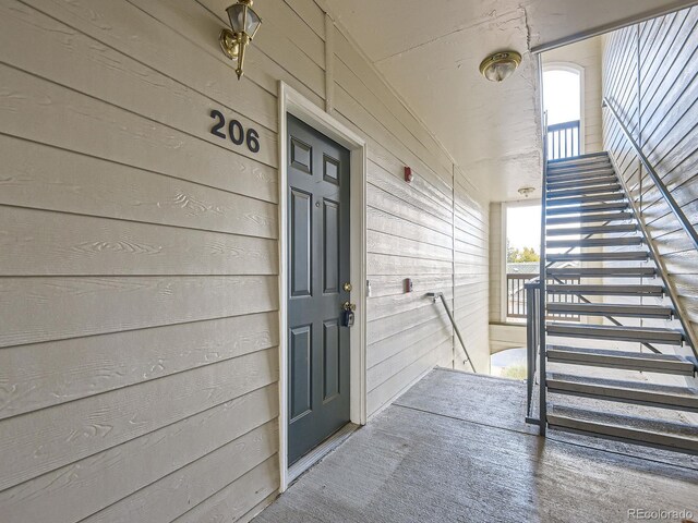 view of entrance to property