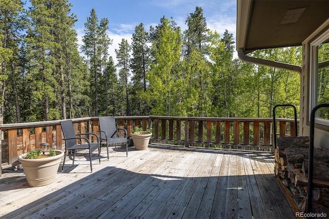 1194 Camp Eden Rd, Golden, CO 80403 - view of deck