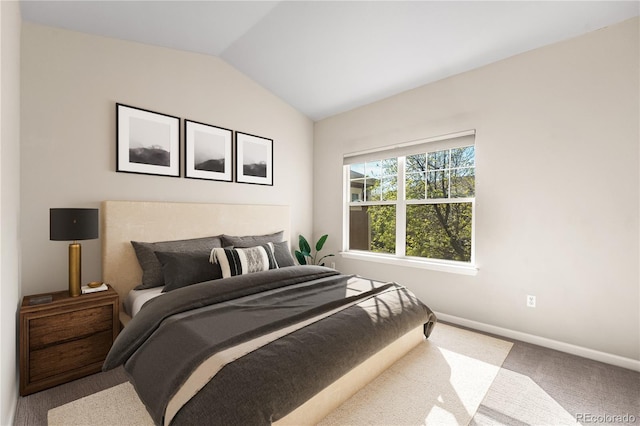 6202 Kilmer Loop Unit 202, Golden, CO 80403 - carpeted bedroom with lofted ceiling and baseboards