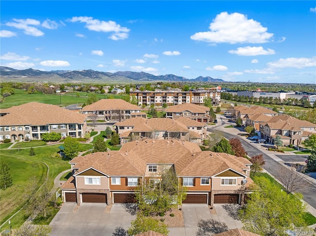 6202 Kilmer Loop Unit 202, Golden, CO 80403 - aerial view of residential area with a mountain backdrop