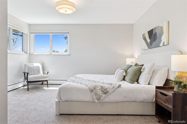 1931 Foothills Rd, Golden, CO 80401 - bedroom featuring carpet floors and baseboard heating