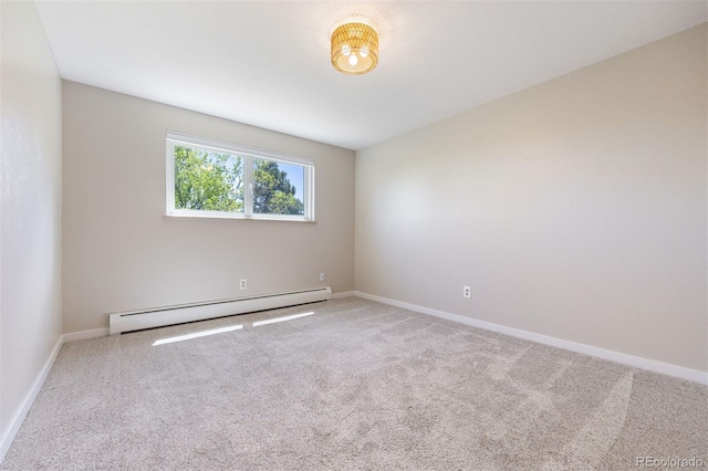 1931 Foothills Rd, Golden, CO 80401 - unfurnished room with baseboard heating, carpet, and baseboards