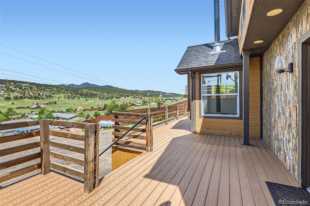 220 Wark Ave, Berthoud, CO 80513 - deck featuring a mountain view