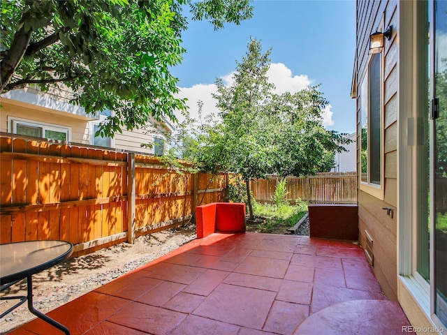 1288 S Beeler Ct, Denver, CO 80247 - fenced backyard with a patio