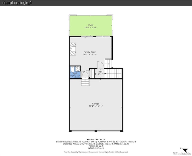 1288 S Beeler Ct, Denver, CO 80247 - view of home floor plan