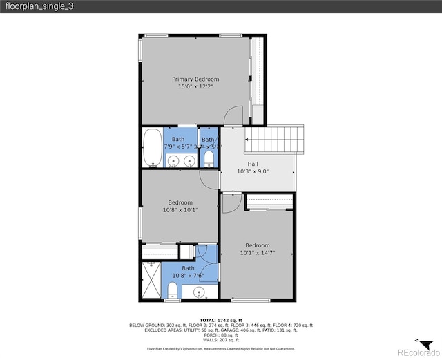 1288 S Beeler Ct, Denver, CO 80247 - view of room layout