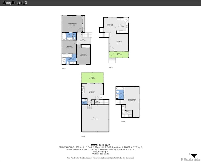 1288 S Beeler Ct, Denver, CO 80247 - view of property floor plan