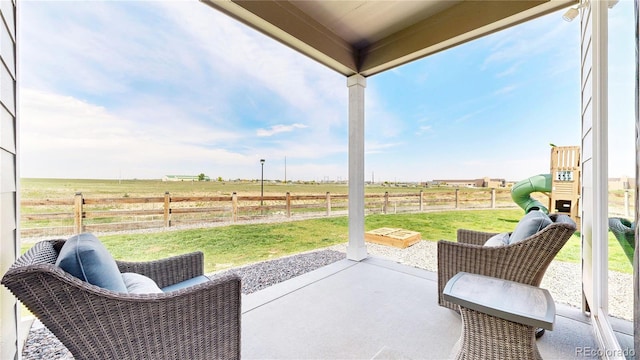 13488 Wabash St, Thornton, CO 80602 - view of patio with a rural view
