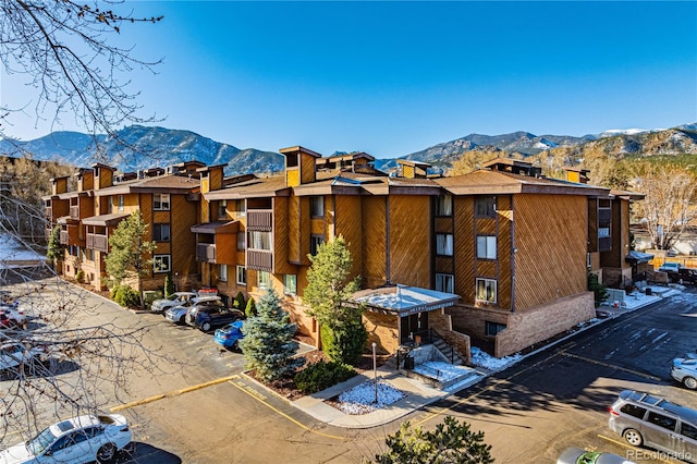 view of property featuring a mountain view