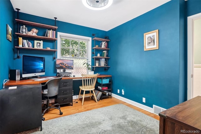1100 W Mulberry St, Fort Collins, CO 80521 - office space featuring visible vents and wood finished floors
