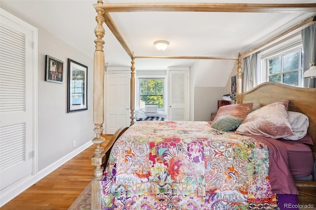 1100 W Mulberry St, Fort Collins, CO 80521 - bedroom with baseboards and wood finished floors