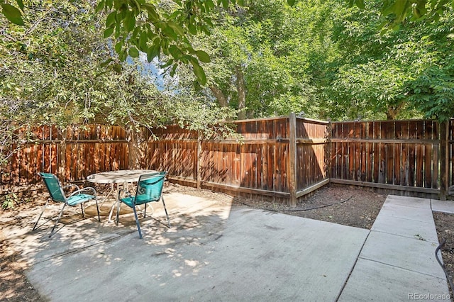 1100 W Mulberry St, Fort Collins, CO 80521 - view of patio / terrace featuring a fenced backyard