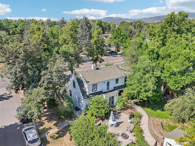 1100 W Mulberry St, Fort Collins, CO 80521 - aerial view featuring a mountain view