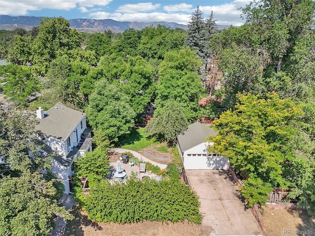 1100 W Mulberry St, Fort Collins, CO 80521 - drone / aerial view featuring a mountain view