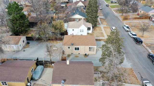 bird's eye view featuring a residential view