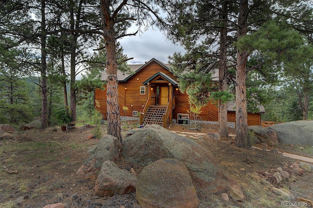 114 Star Ln, Bailey, CO 80421 - view of chalet / cabin