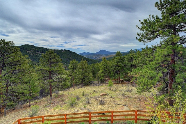 114 Star Ln, Bailey, CO 80421 - view of mountain background with a forest