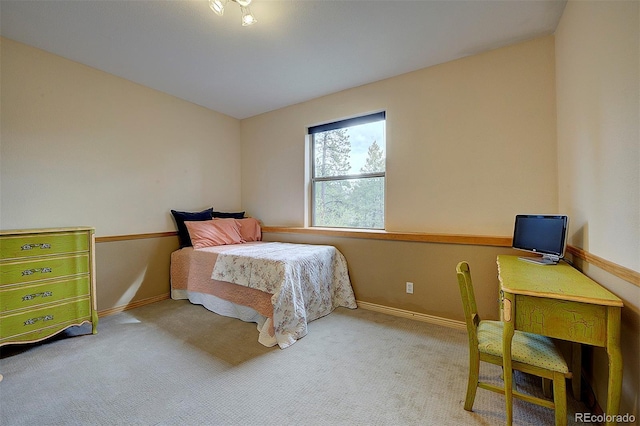 114 Star Ln, Bailey, CO 80421 - carpeted bedroom with an office area and baseboards