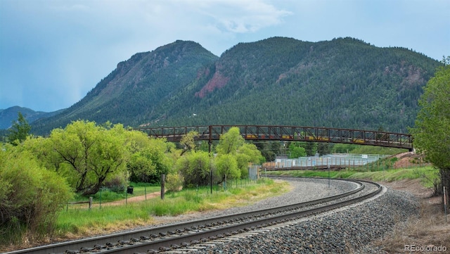 103 Aurelia St, Palmer Lake, CO 80133 - view of mountain backdrop with a notable bridge