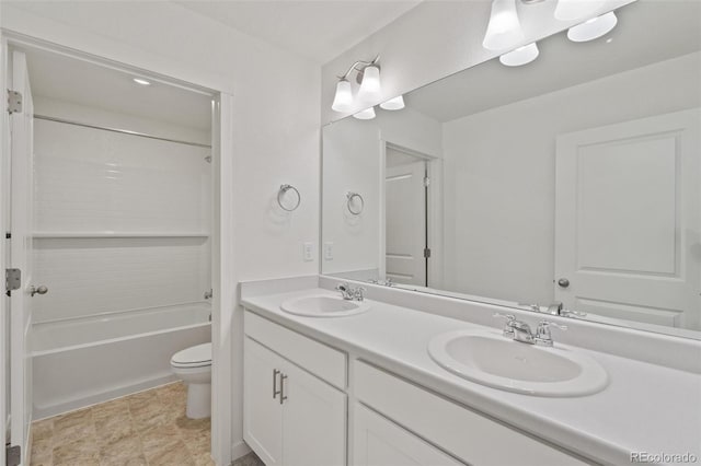 18126 Coppermallow Trl, Parker, CO 80134 - full bath featuring double vanity and shower / washtub combination