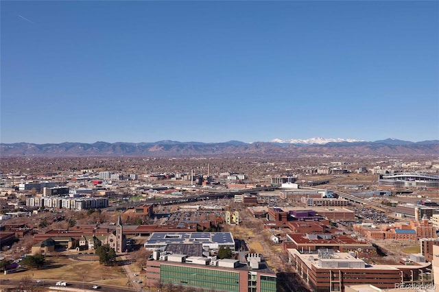 city view featuring a mountain view