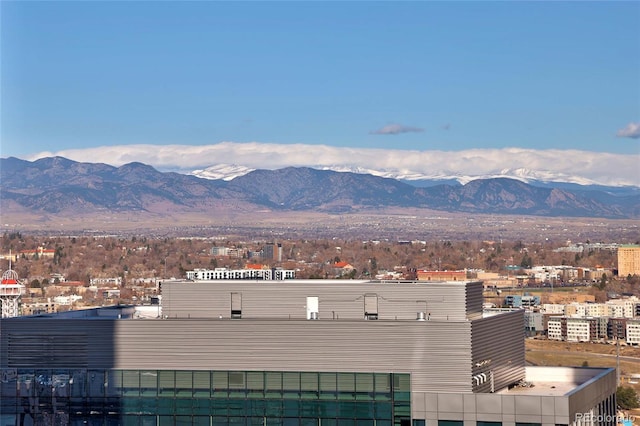 view of mountain feature