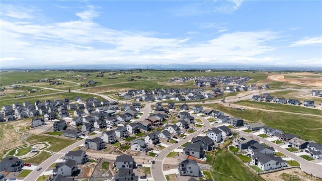 1168 Elbridge Dr, Elizabeth, CO 80107 - aerial overview of property's location featuring nearby suburban area
