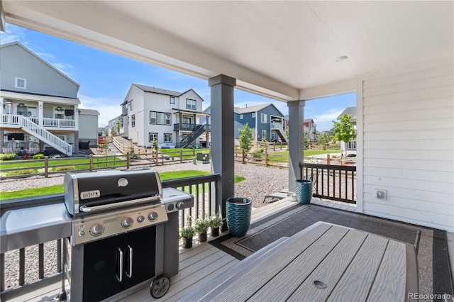 1168 Elbridge Dr, Elizabeth, CO 80107 - porch featuring a residential view and stairway