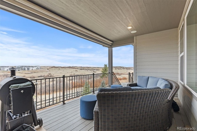 7077 Copper Sky Cir, Castle Pines, CO 80108 - view of wooden deck