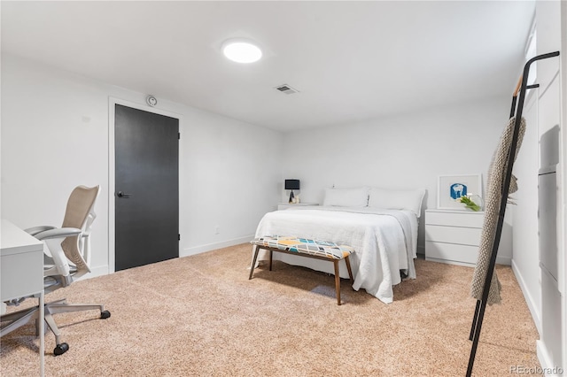 3103 W Bellewood Dr, Englewood, CO 80110 - bedroom featuring light colored carpet, an office area, and baseboards