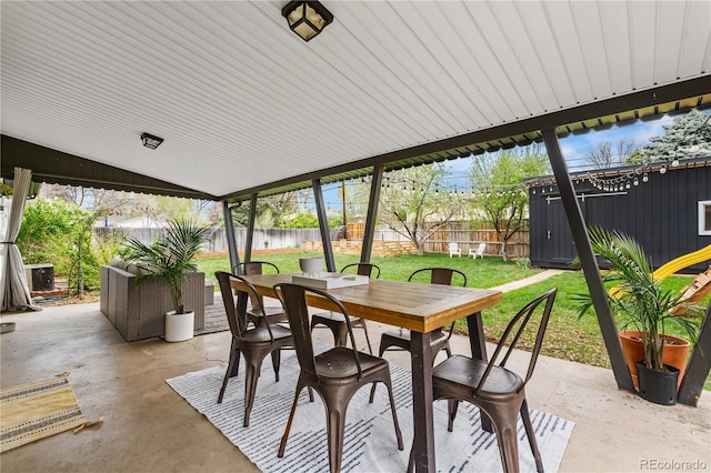 3103 W Bellewood Dr, Englewood, CO 80110 - view of patio with outdoor dining area