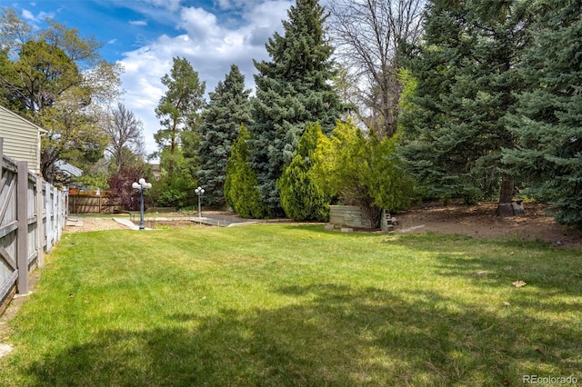 view of yard