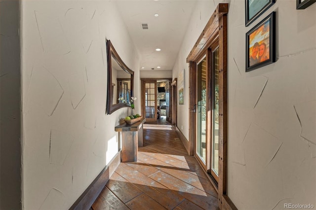 142 Outpost Ln, Evergreen, CO 80439 - hall with recessed lighting and wood finished floors