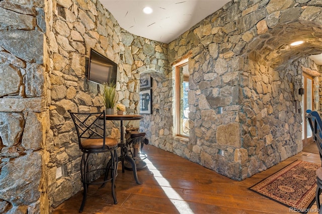 142 Outpost Ln, Evergreen, CO 80439 - dining room featuring wood-type flooring
