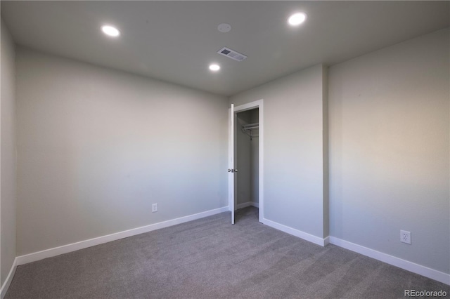 empty room with carpet floors