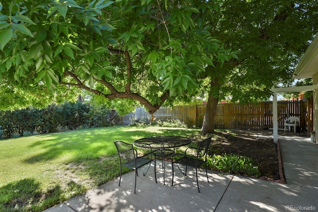 view of patio