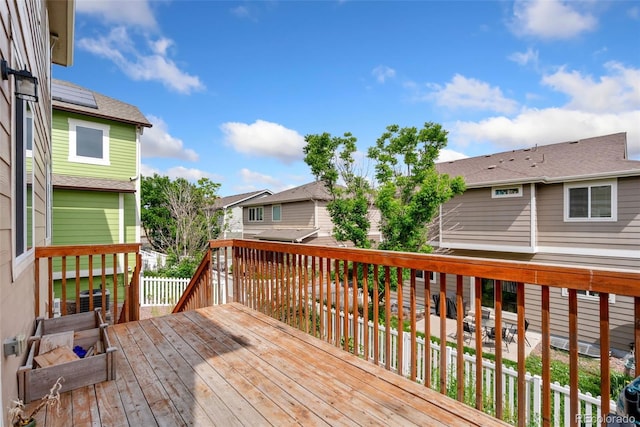 3565 E 141st Dr, Thornton, CO 80602 - wooden terrace featuring a residential view