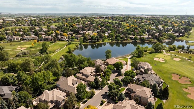 2535 W 115th Dr, Westminster, CO 80234 - aerial perspective of suburban area with a large body of water and a golf course