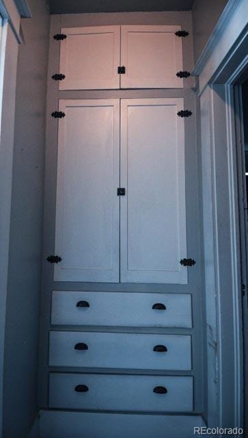 view of closet