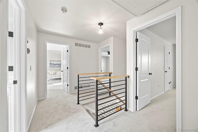 8035 S Garfield Way, Centennial, CO 80122 - corridor with an upstairs landing, carpet flooring, and baseboards