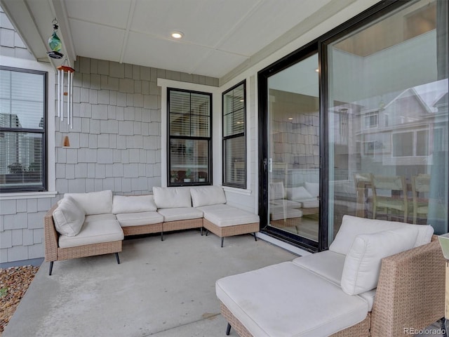 11246 Bellsong Ln, Littleton, CO 80125 - view of patio with an outdoor hangout area