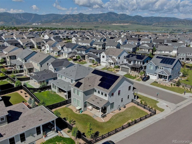 11246 Bellsong Ln, Littleton, CO 80125 - aerial view of residential area featuring mountains