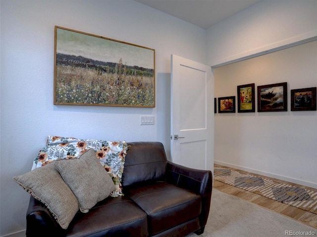 11246 Bellsong Ln, Littleton, CO 80125 - living area with wood finished floors and baseboards