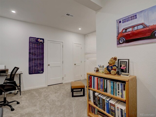 11246 Bellsong Ln, Littleton, CO 80125 - office featuring carpet floors and recessed lighting