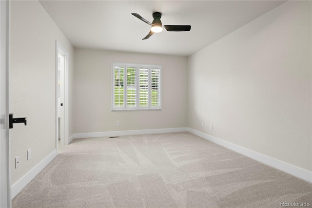 10 Summit Ash, Littleton, CO 80127 - empty room with ceiling fan, light colored carpet, and baseboards