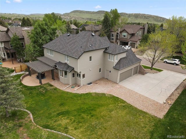 10 Summit Ash, Littleton, CO 80127 - aerial view of residential area featuring a mountain backdrop