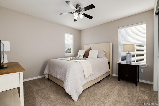 6236 S Millbrook Way, Aurora, CO 80016 - bedroom with light carpet and ceiling fan