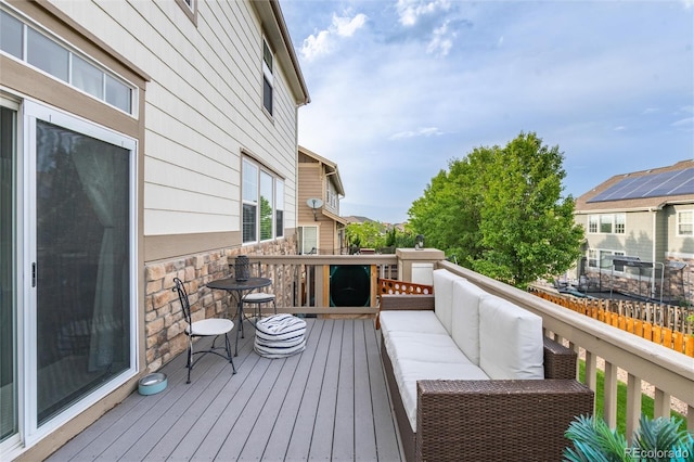 6236 S Millbrook Way, Aurora, CO 80016 - wooden terrace with outdoor lounge area
