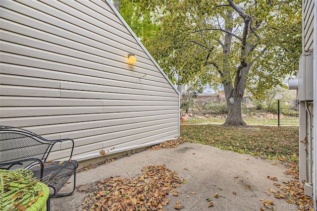 exterior space featuring a patio